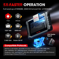 Escáner Inteligente Autel MK808K BT, Herramienta de Diagnóstico OBD2 Inalámbrica con Cobertura del 99% para Modelos Corolla, Camry, Q5 y X3