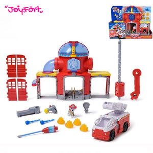 PawPatrol - Centre de Commande de Secours Incendie, Neuf en Stock, Véhicule de Sauvetage Canin de Dessin Animé, Jouets Originaux pour Enfants, Jouets de Dessin Animé Inspirés du <span class=keywords><strong>Film</strong></span> - Product Image 1