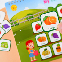 Promotional Wholesale High Quality Customizable Quiet Books Storybooks Early Education Toys for Toddlers Spiral Paper