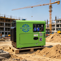 Groupe électrogène diesel silencieux 5 kVA 8 kVA 10 kW refroidi par air, générateur diesel 30 kVA, générateur électrique 25 kVA, centrale électrique portable