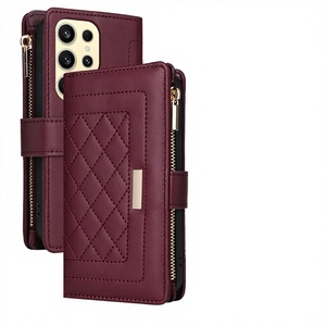 Funda de Piel Sintética de Lujo con Cierre y Correa para 16 <span class=keywords><strong>Pro</strong></span>/17 <span class=keywords><strong>Pro</strong></span>/17, Funda Tipo Cartera con Correa para el Cuello - Product Image 4