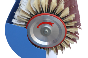Machine à poncer et polir le bois manuelle, équipement de travail du bois avec fonction brosse manuelle - Product Image 5