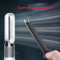 Briquet BBQ Numérique Luxe à Arc Plasma avec Logo Personnalisé, Recharge USB, Design Classique pour Cadeaux d'Affaires