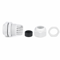 Passe-câble en nylon étanche IP68, connecteur de câble en plastique pour décharge de tension