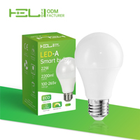 Ampoule LED E27 230V50Hz 22W 2700K/4000K/6500K 3 CCT Mémoire Température Salon Éclairage CE