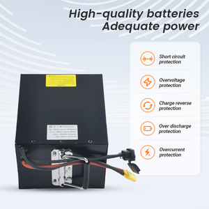 แบตเตอรี่ NCM ปรับแต่งได้ 48V/60V/72V 20Ah-100Ah โซลิดสเตท 1000 รอบ พร้อม BMS สำหรับจักรยานยนต์ - Product Image 2