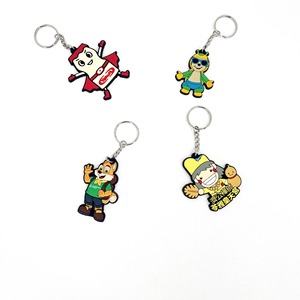 Wholesale 3D PVC Keychain Soft Rubber Cartoon <b>Key</b> <b>Ring</b> Promotional Souvenir Gift - Product Image 2