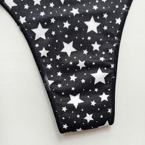 Tangas de tiro bajo cómodas para mujer con múltiples patrones estampados Tejido elástico suave y respetuoso con la piel <span class=keywords><strong>En</strong></span> stock Venta al por mayor 204T - Product Image 3