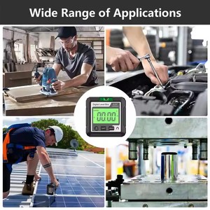 Hedao ll134 kỹ thuật số đo mức 90 độ cai trị đo độ nghiêng với bong bóng cho chế biến gỗ, sửa chữa ô tô ngành công nghiệp - Product Image 5