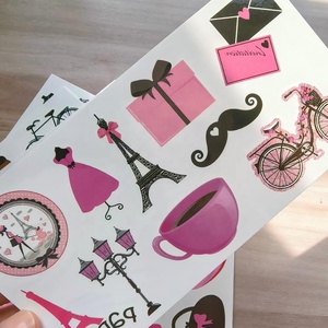 Tatuajes Temporales Impermeables de París, Decoraciones para Fiestas de Cumpleaños, Recuerdos, Pegatinas Decorativas de Moda y Diseño Parisino, Regalos para Chicas - Product Image 4