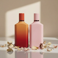 Flacon de parfum atomiseur pressurisé vide haut de gamme personnalisé 100 ml Anding Beautiful Flat