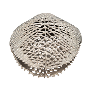 Vaso Ovale in Metallo Contemporaneo con Design Traforato Intricato per Arredamento Soggiorno - Product Image 6