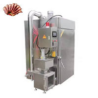 Fumoir vertical pour viande, appareil de fumage commercial au charbon de bois, four à fumer pour barbecue