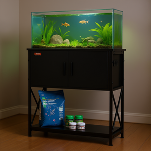 Support d'aquarium en acier Vevor de 29 gallons avec armoire de rangement pour aquarium d'intérieur - Product Image 2