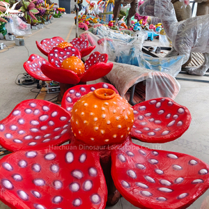 Decoración de jardín botánico salvaje, planta mecánica realista, flor de Rafflesia animatrónica a la venta, parque temático de modo animatrónico - Product Image 3