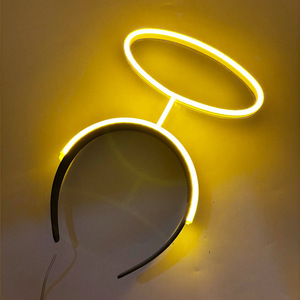 Serre-tête lumineux LED en acrylique, effet halo d'ange, pour fêtes, concerts et spectacles - Product Image 6