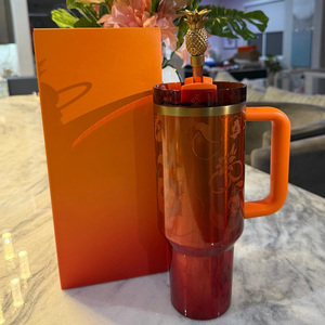 Nuevo Vaso Térmico de Acero Inoxidable de 40oz Edición Colaborativa Personalizada Singer G, Taza Portátil con Asa y Aislamiento Láser - Product Image 2