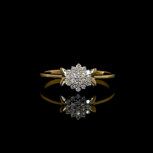 ชุดแหวนเพชร14K 18K ประดับดอกไม้ - Product Image 1
