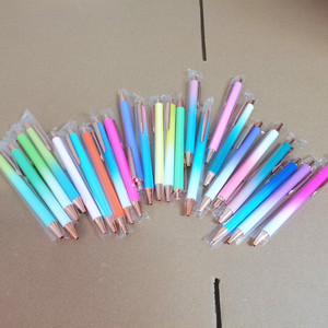 ปากกาลูกลื่นโลหะคริสตัลสีรุ้งวิบวับ สวยงาม น่ารัก ดูดี มีสัมผัสหนัก - Product Image 2