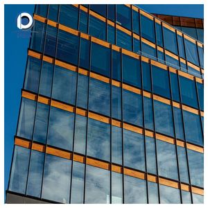 Muro Cortina de Vidrio con Rotura de Puente Térmico, Fachada Aislada de Aluminio para Ahorro Energético, Ideal para Edificios de Gran Altura, Oficinas, Hoteles y Centros Comerciales - Product Image 5