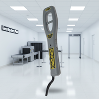 Detector de Metales Portátil PeaceGuarder Modelo ESD-10 con Clasificación IP55, Interfaz Ethernet y Sensibilidad de 6 cm