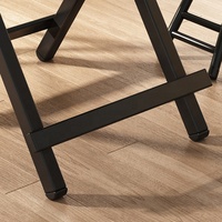 Ensemble de table à manger pliante avec 4 chaises