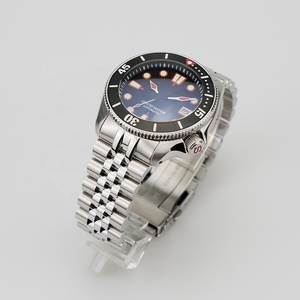 <span class=keywords><strong>Bracelet</strong></span> de montre de qualité supérieure en acier inoxydable 316L massif de 22 mm, tête incurvée, compatible avec SKX007 - Product Image 2