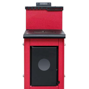 Nouveau Poêle à granulés de <span class=keywords><strong>bois</strong></span> d'<span class=keywords><strong>occasion</strong></span>, économique, écologique et durable, pour chauffage intérieur de villa, en acier, à combustion de combustible, unité autonome 13KW - Product Image 2