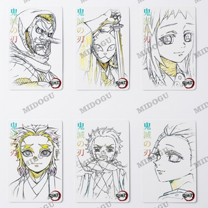 Tableau d'art Shikishi d'anime japonais, style onirique, bords dorés, impression couleur, coins carrés, en papier, objet de collection pour salle de jeux - Product Image 6