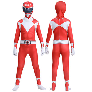 Disfraz de Power Rangers para Niños de 8 a 13 Años, Mono de Poliéster, Moda Urbana, Anime, Juego de Roles, Primavera 2023 - Product Image 3