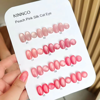 Vernis à ongles gel longue tenue KINNCO Hema Free, écologique, pour créer votre propre marque, vernis à ongles gel UV effet œil de chat magnétique