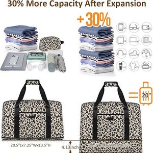 Wholesale Custom Polyester Vintage <b>Travel</b> <b>Bag</b> High Quality Women's Casual <b>Travel</b> Storage Shoulder <b>Bag</b> - Product Image 3