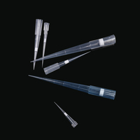 Embouts de pipette filtrants jetables en PP de 100 µl, jaunes, très demandés, consommables de laboratoire