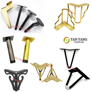 Yanyang Iron Furniture <strong>Sofa</strong> <strong>Bed</strong> Feet Polishing Chrome Gold Zinc Alloy Replacement Metal Cabinet <strong>Black</strong> <strong>Sofa</strong> Leg - Product Image 2