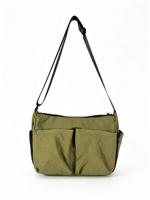Sac à bandoulière en nylon décontracté et imperméable avec plusieurs poches à compartiments Sac à bandoulière léger pour femme