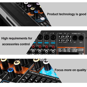 Mezclador de Audio Profesional de 8 Canales YAIKA GM8X, Amplificador de Potencia de 550W*2 para Actuaciones en Escenarios de Bodas - Product Image 4