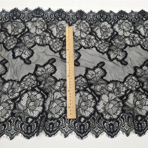 Bordure en dentelle large pour cils, en nylon écologique, motif floral, garniture de luxe élégante pour robes de mariée et accessoires vestimentaires - Product Image 3
