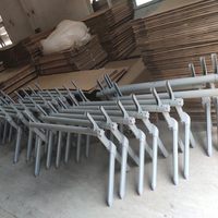 Table de formation pliable, meuble de bureau de haute qualité, personnalisé, pieds pour espace d'apprentissage