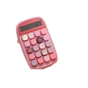 Nieuwe En Morden Rose Gouden Kleur Ontwerp Calculator 10 Cijferige Desktop Calculator Met Grote Lcd-Display Voor Kantoor