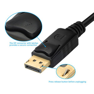 Bộ Chuyển Đổi Mạ Vàng 1080P <span class=keywords><strong>DisplayPort</strong></span> DP Sang <span class=keywords><strong>VGA</strong></span> Bộ Chuyển Đổi DP Sang <span class=keywords><strong>VGA</strong></span> 15PIN Dp Cáp Chuyển Đổi Nam Sang <span class=keywords><strong>Vga</strong></span> Cho Pc Video - Product Image 5