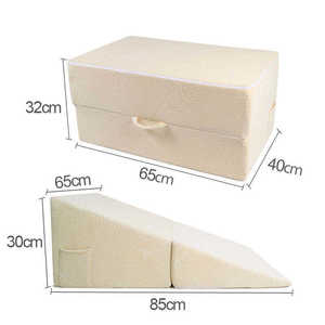 Almohada Triangular para Cama, Soporte Elevado para Dormir/Dolor Lumbar/<span class=keywords><strong>Embarazo</strong></span>, Espuma Viscoelástica, Envío Comprimido, OEM/ODM - Product Image 5