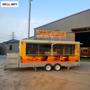 Nuevo Food Truck OEM con Diseño de Cabeza de Caballo Dorada, Carrito de Comida Callejera Alemán para Crepas, Quiosco de Té en Venta - Product Image 1