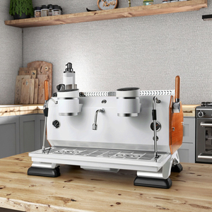 Italiano Industrial Profesional Expresso Café 2 Grupo <span class=keywords><strong>Barista</strong></span> Comercial Semiautomática Máquina de café <span class=keywords><strong>Espresso</strong></span> - Product Image 3