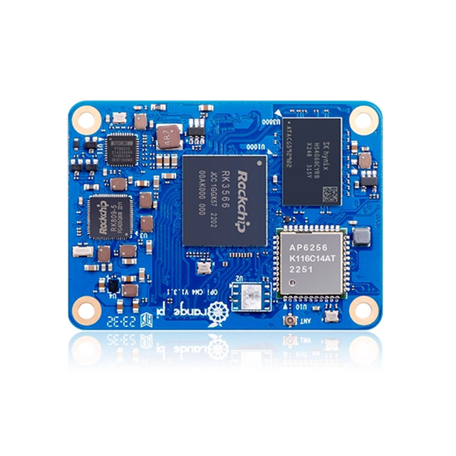 New Orange Pi CM4 Development Board Compute Module 4 WiFi5+BT5.0 BLE RK3566 Quad-Core 64-bit Processor Core Board Low Power