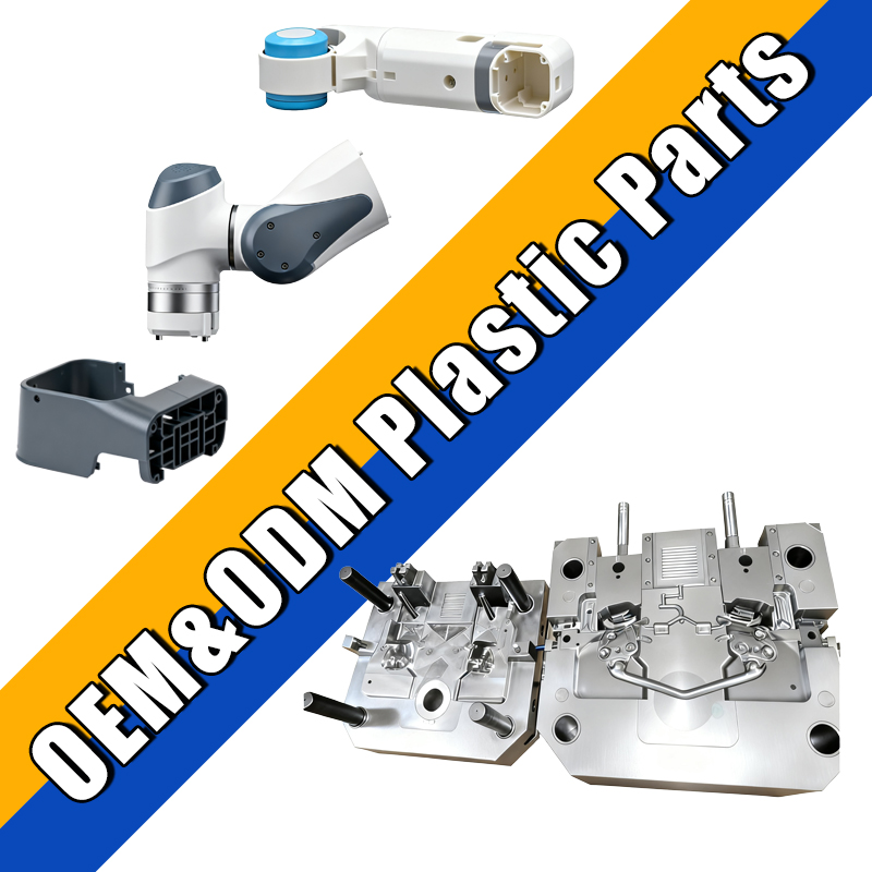 Custom Collaborative Robot Arm Component Production Durable Lightweight Plastic Injection Molding Service