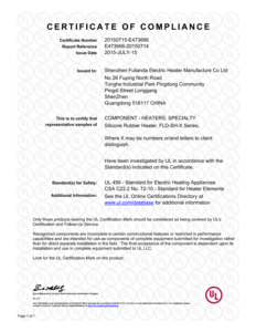 UL Certified 12V 57W Flexible Silicone Band <strong>Heater</strong> For Industrial Pipe Battery Heating Custom Size OEM - Product Image 5