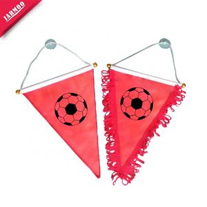 Groothandel Custom Logo Dubbellaags Voetbalclub Print Nationale Club Voetbal Sport Fans Opknoping Voetbalvlaggen Verticaal - Product Image 5