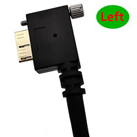 Cable USB 3.0 a Micro B Macho con Bloqueo de Tornillo Opcional de 5m