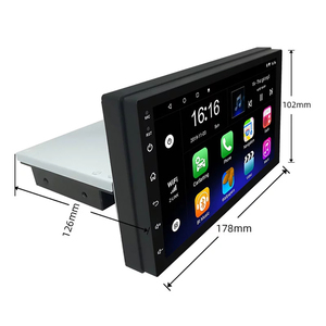 <span class=keywords><strong>Radio</strong></span> con gps para coche, reproductor con android, pantalla táctil HD, mp5, estéreo, mirror link, wifi, 7 pulgadas, doble 1DIN - Product Image 4