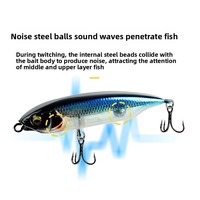 Leurre de pêche vibrant haute performance en acier inoxydable 5g 10g, type crayon coulant, pour lancer longue distance, toutes profondeurs, eau salée et rivière